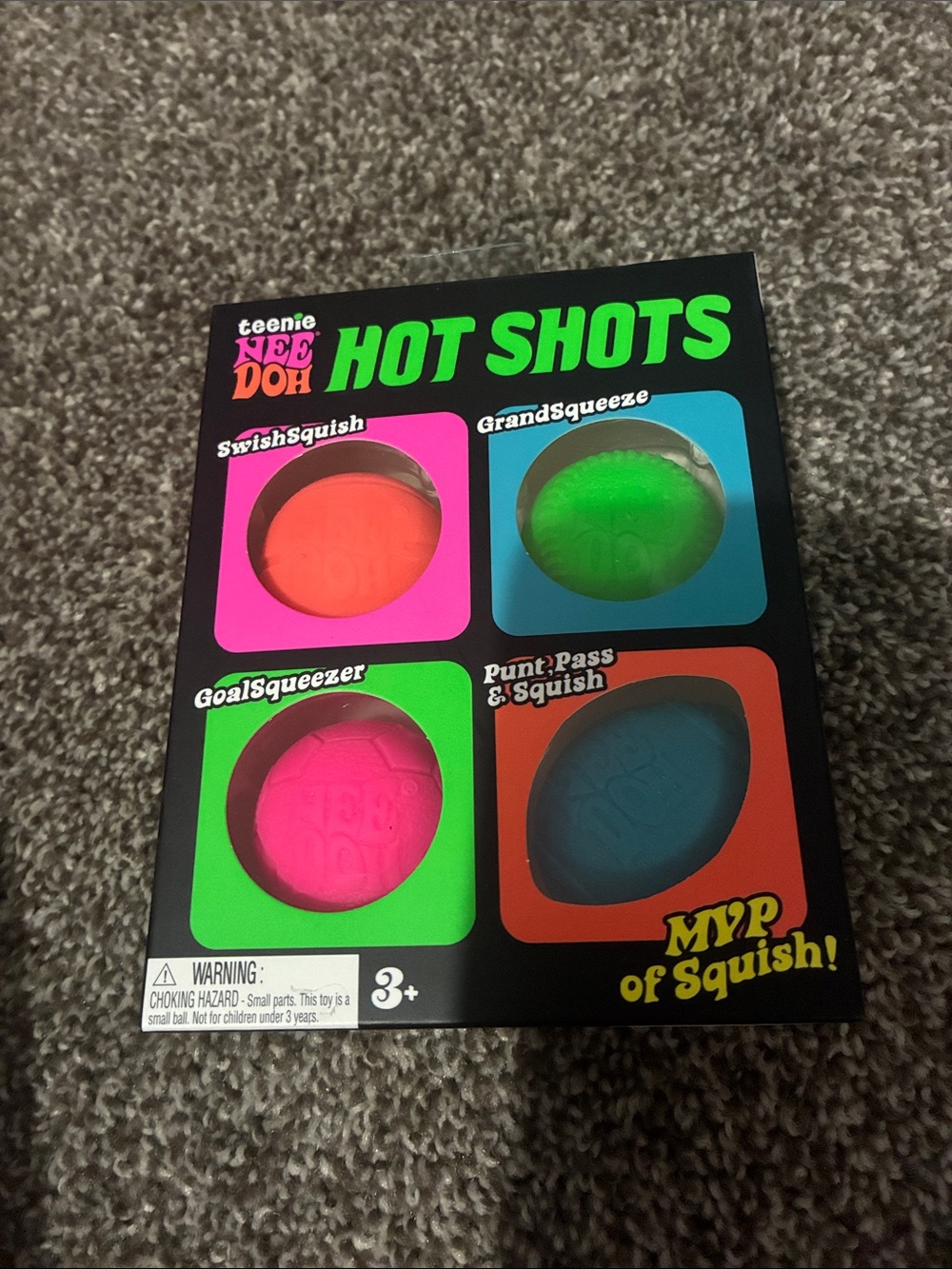 Hot Shots Squish Set - Neon Pink & Green needoh